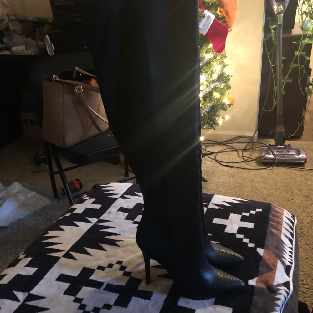 Charles David Over the Knee Black Boots NWOT - Picture 6 of 7